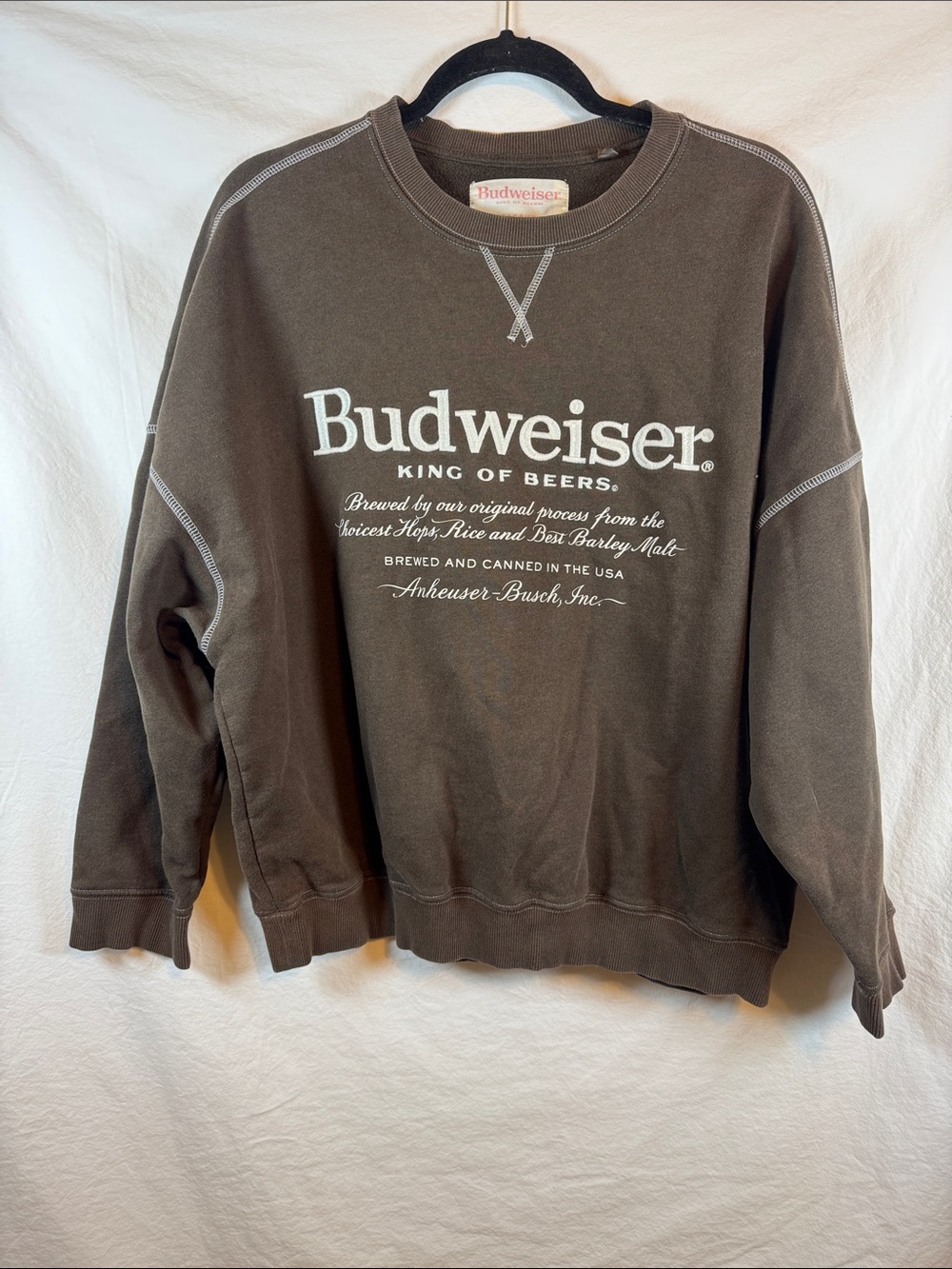 Pacsun Budweiser Crewneck Sweatshirt XS